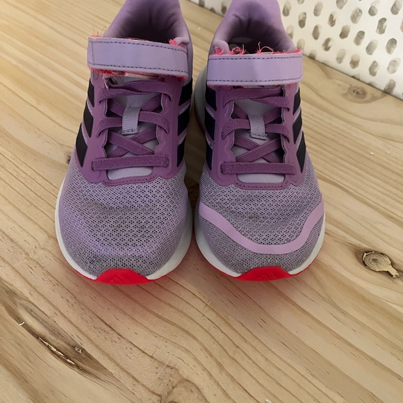 Adidas Kids' Purple and Pink Sneakers - Picture 2 of 6